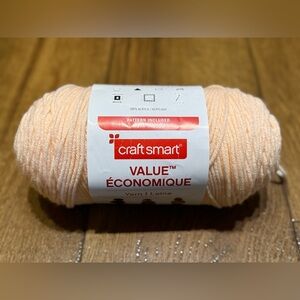 Craft Smart Peach Yarn Acrylic